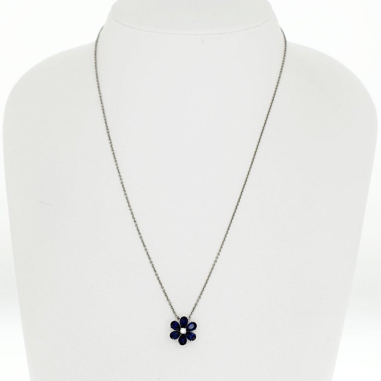 harry winston blue sapphire necklace