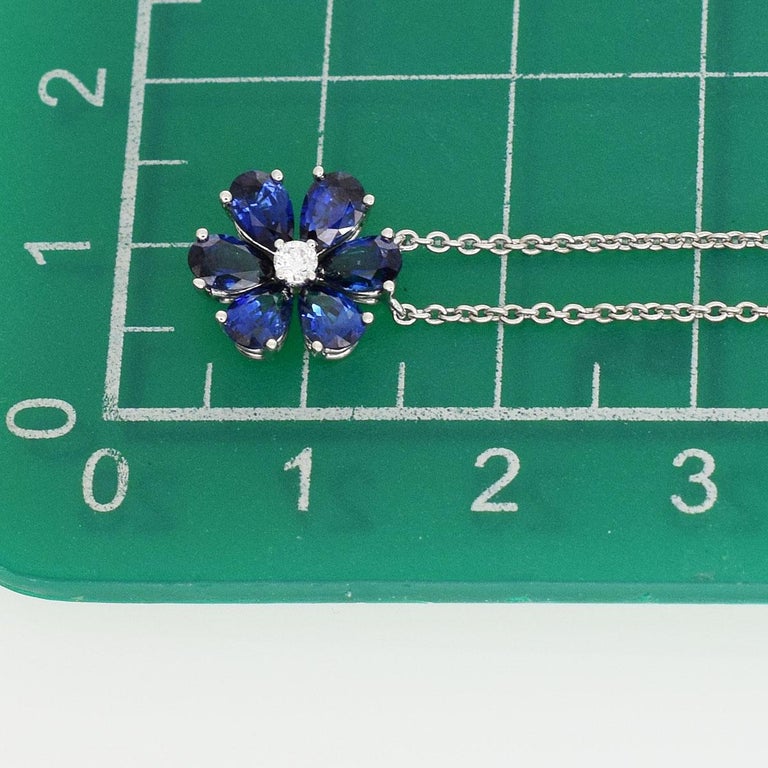 harry winston blue sapphire necklace