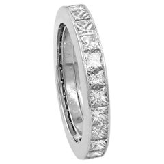 Harry Winston Channel-Set Princess-Cut Diamond Wedding Band