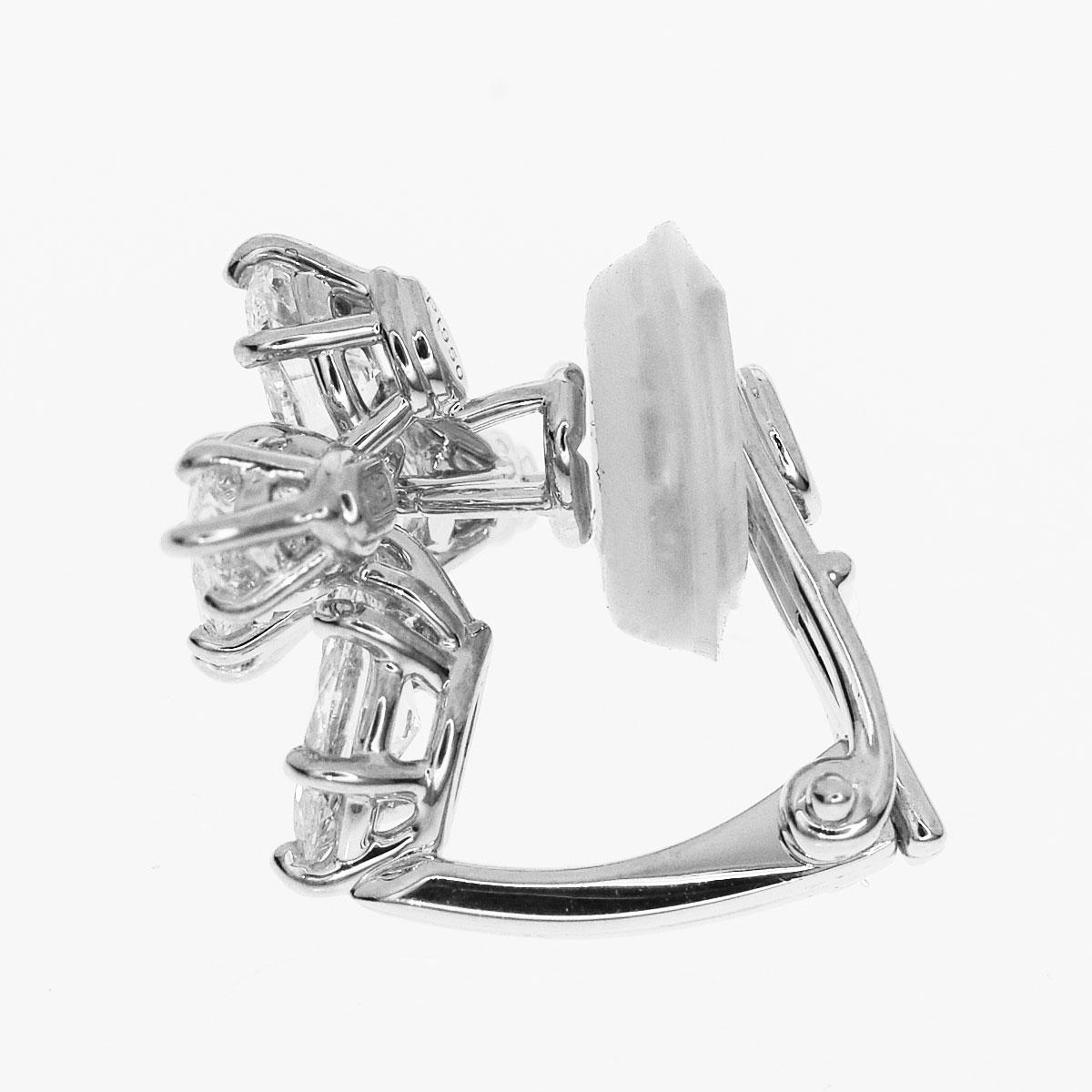 harry winston pear cluster ring