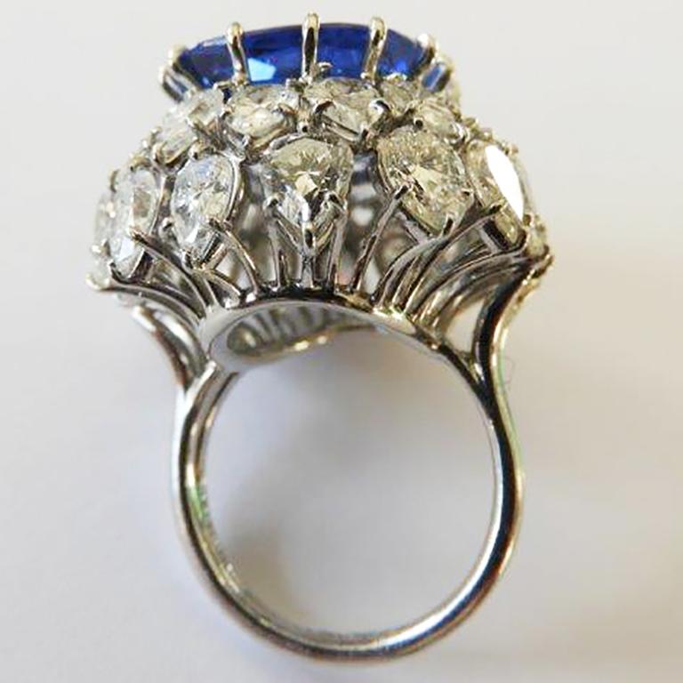 harry winston blue diamond ring