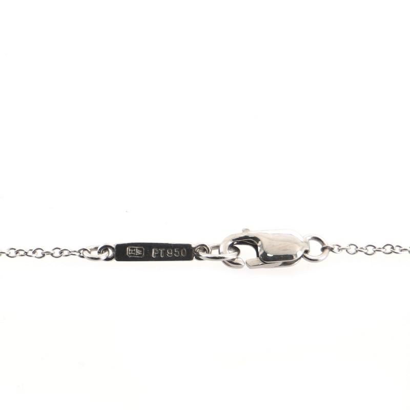 Harry Winston Cross Pendant Necklace Platinum with Diamonds Mini In Good Condition In New York, NY