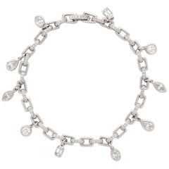 Harry Winston Custom Diamond Charm Bracelet