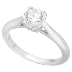 HARRY WINSTON Anillo de compromiso de diamante brillante redondo solitario de 0,70 ct F-VS1-3EX