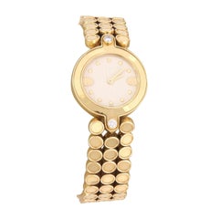 Harry Winston Diamond 18k Yellow Gold Ladies Quartz Wrist Watch