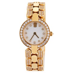 Reloj Premier de Harry Winston con diamantes y oro amarillo de 18 quilates
