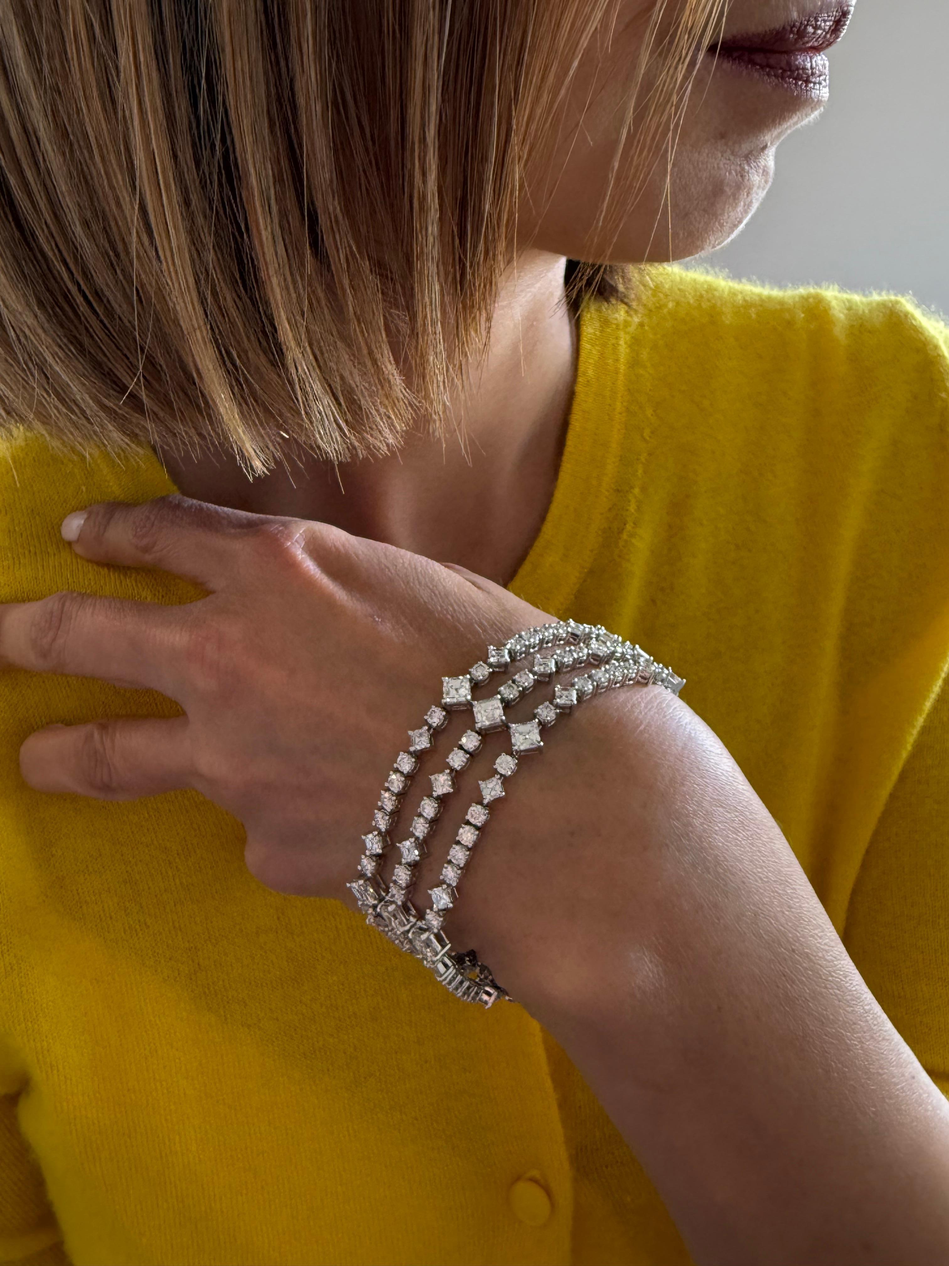 Harry Winston Bracelet diamant en vente 9
