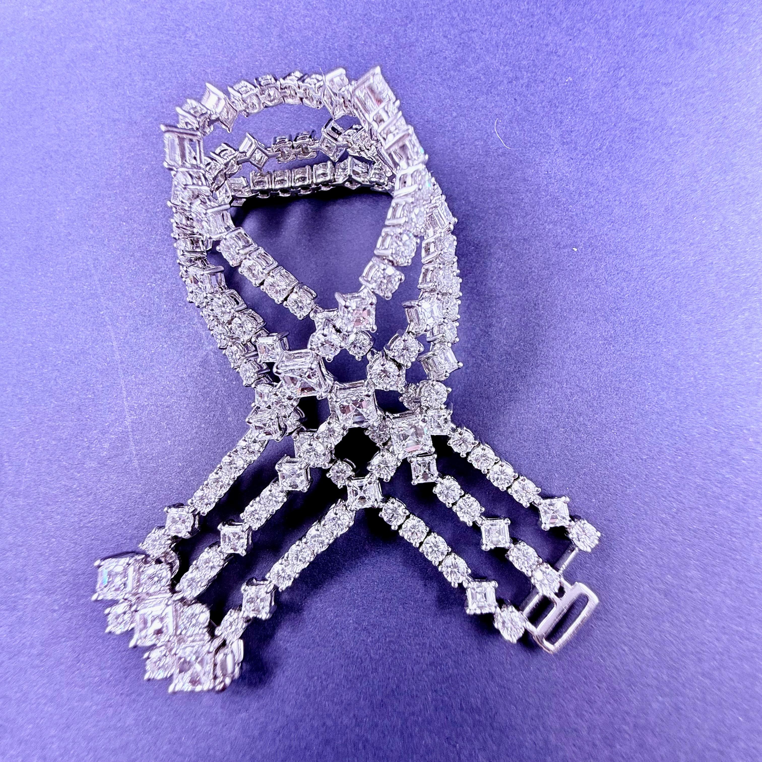 Harry Winston Bracelet diamant Bon état - En vente à Beverly Hills, CA