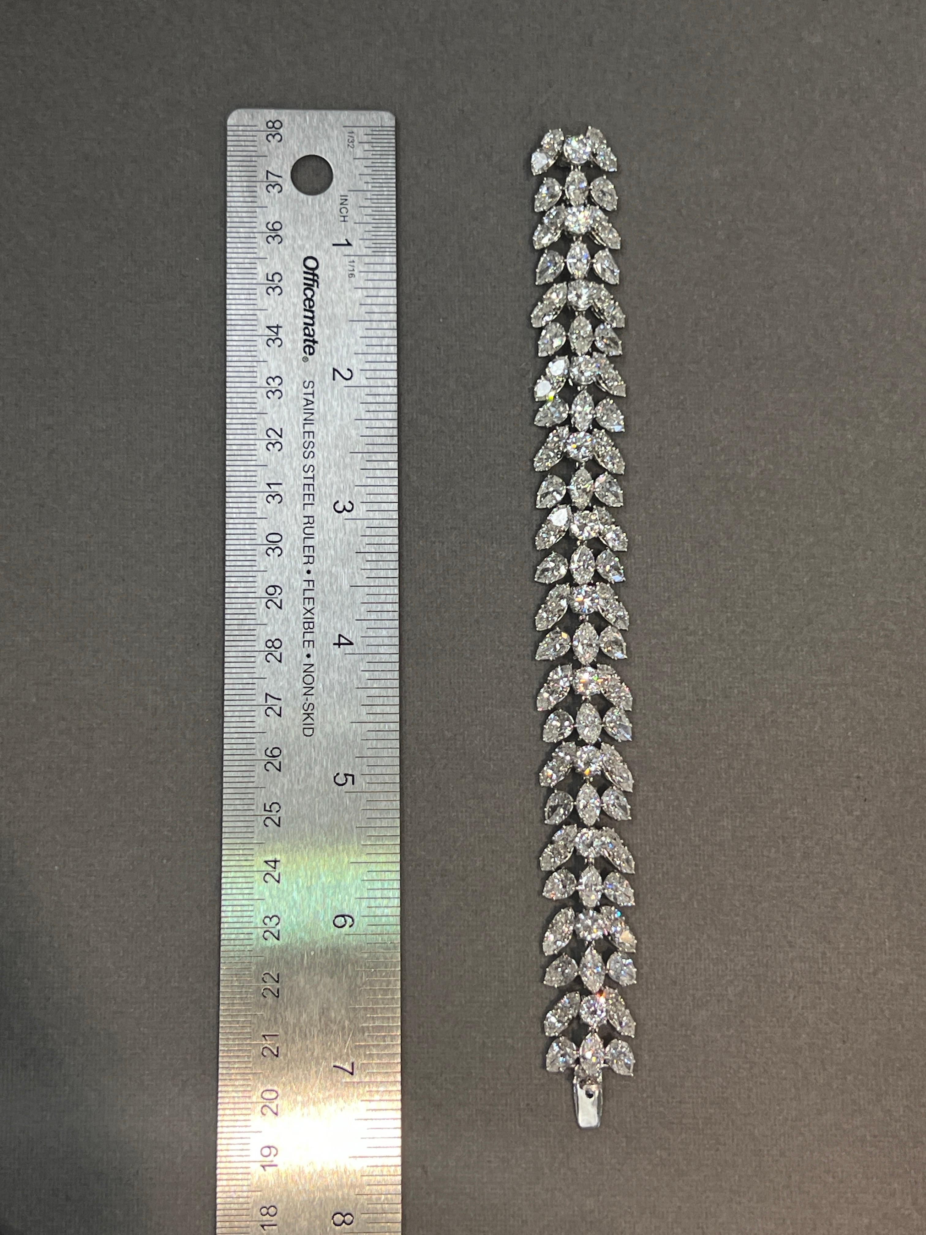 Women's Harry Winston Diamond Bracelet For Sale
