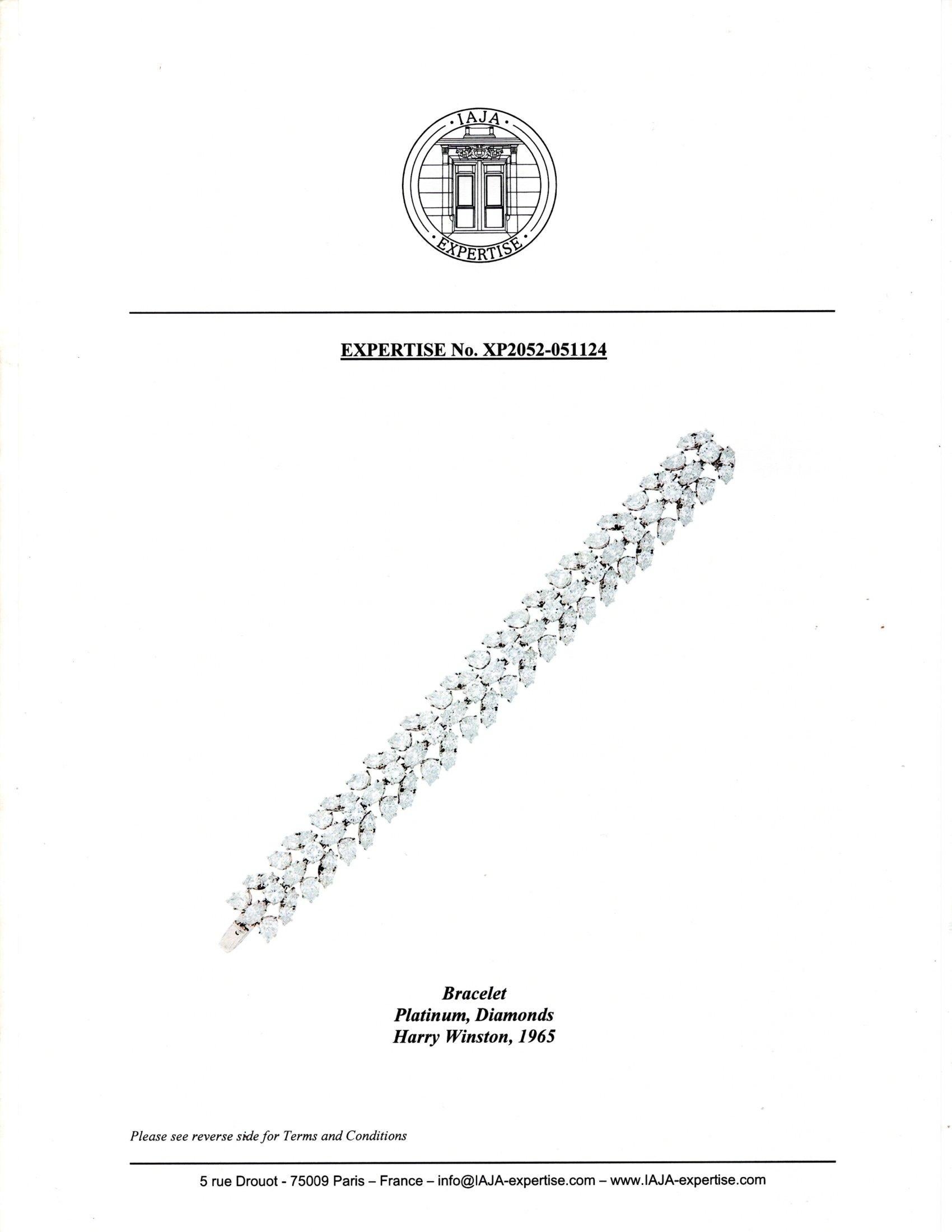 Harry Winston Diamond Bracelet For Sale 3