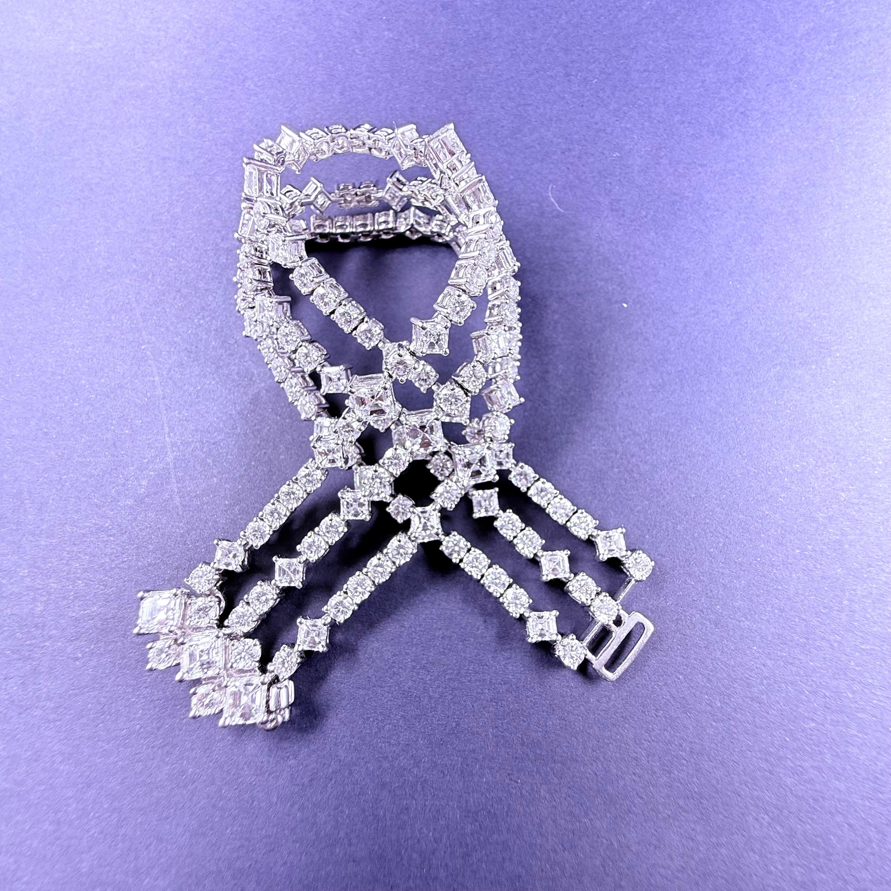 Harry Winston Bracelet diamant en vente 4