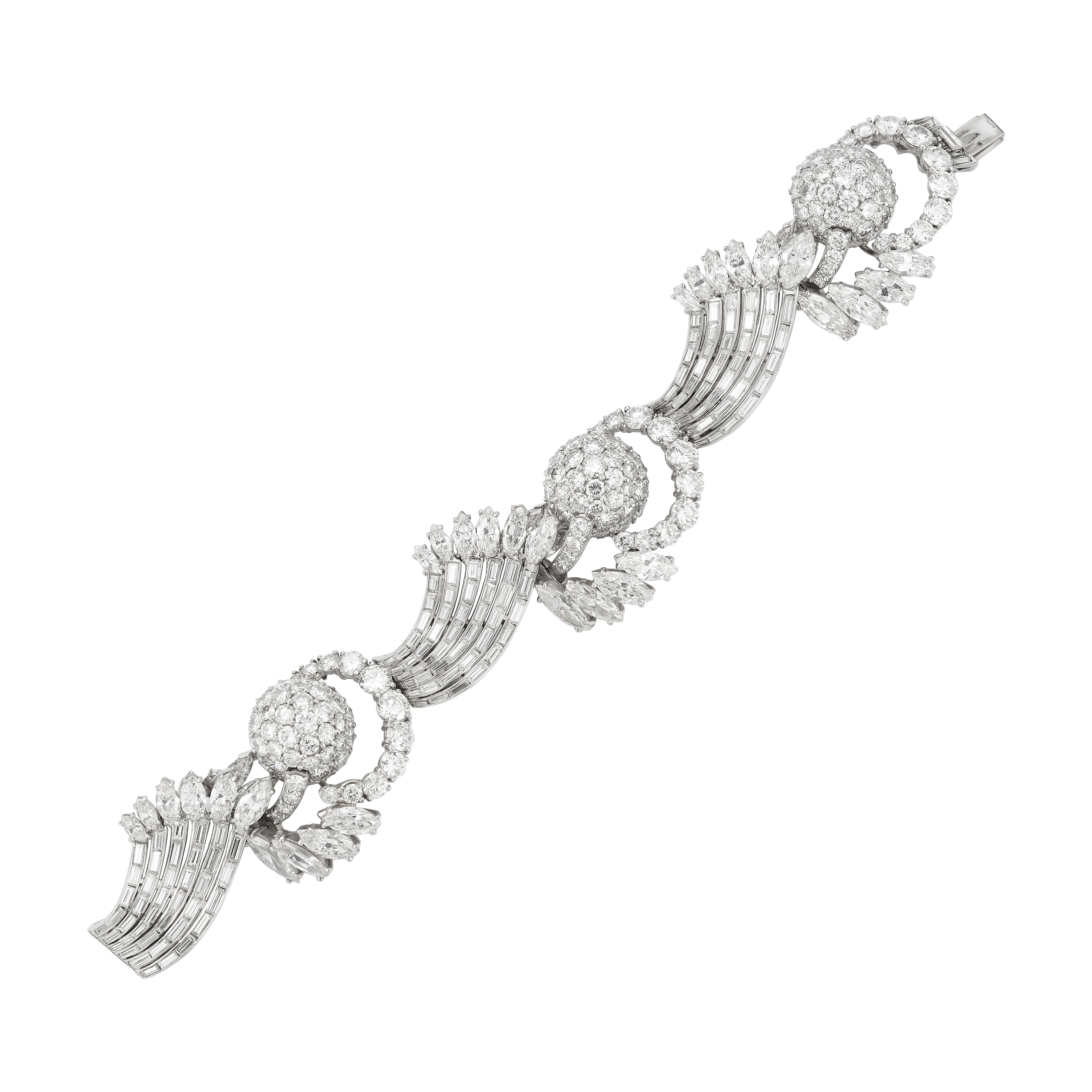 Harry Winston Diamond Bracelet For Sale