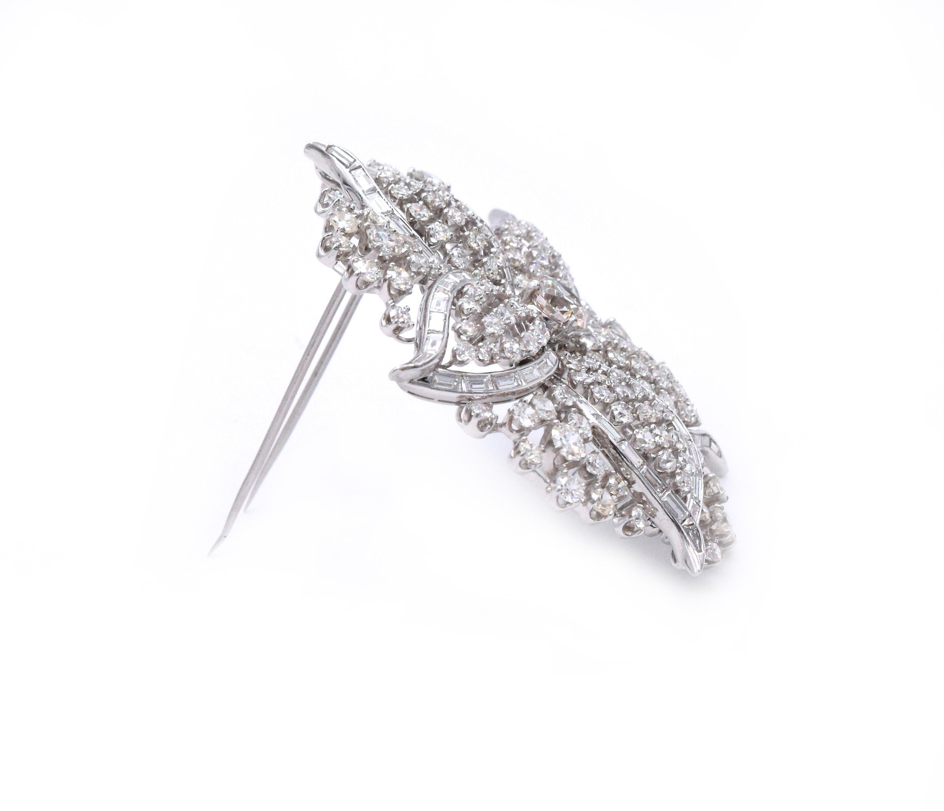 Harry Winston Broche en diamants Unisexe en vente