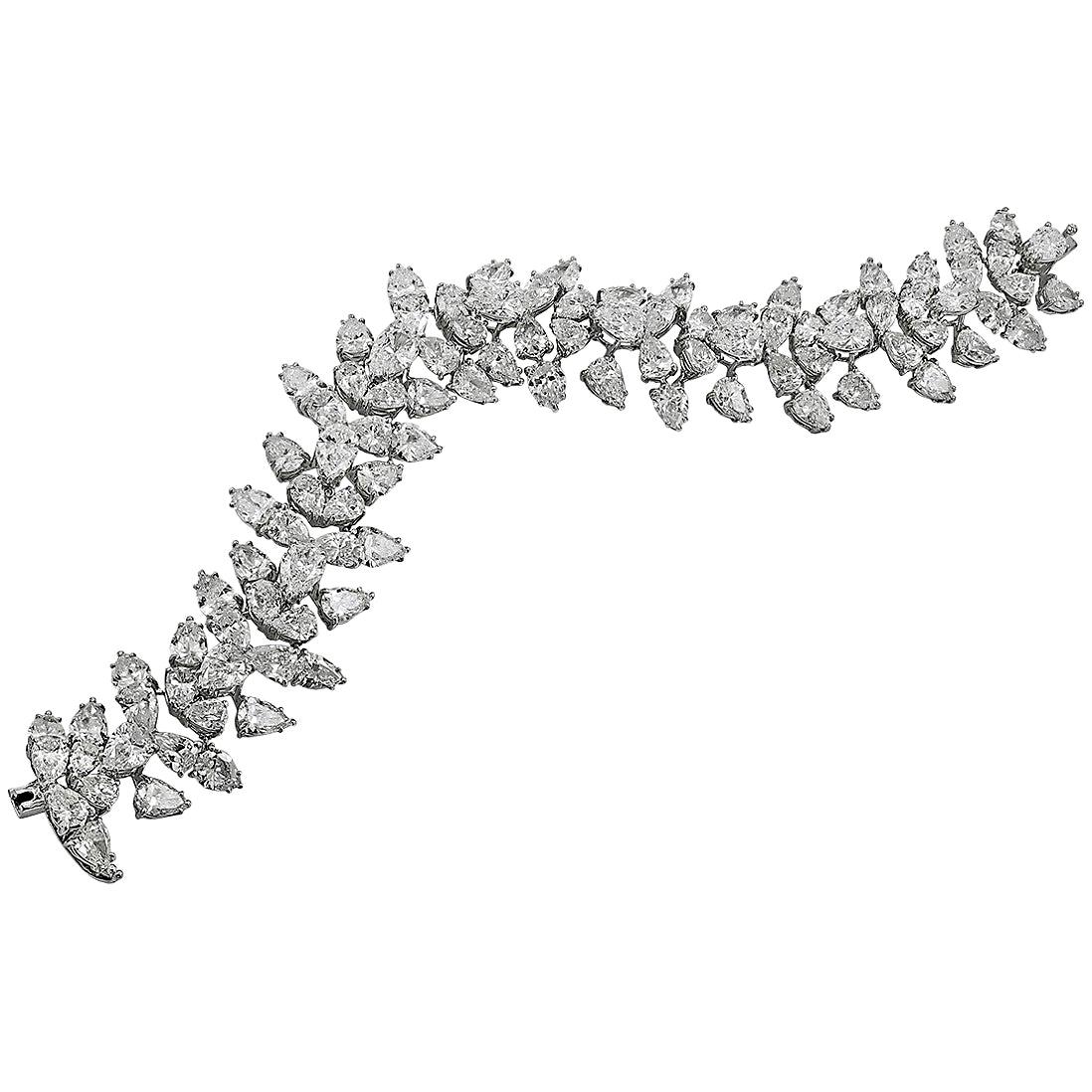 Winston Cluster Diamond Bracelet
