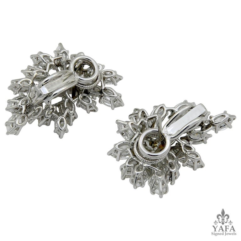 Harry Winston Vintage 1960s Diamond Cluster Earrings
A pair of platinum ear clips, set with Harry Winston quality brilliant-cut diamonds, signed Harry Winston
dimensions approx. 1.0″ in length by 0.50″ in width
signed “Harry Winston” circa
