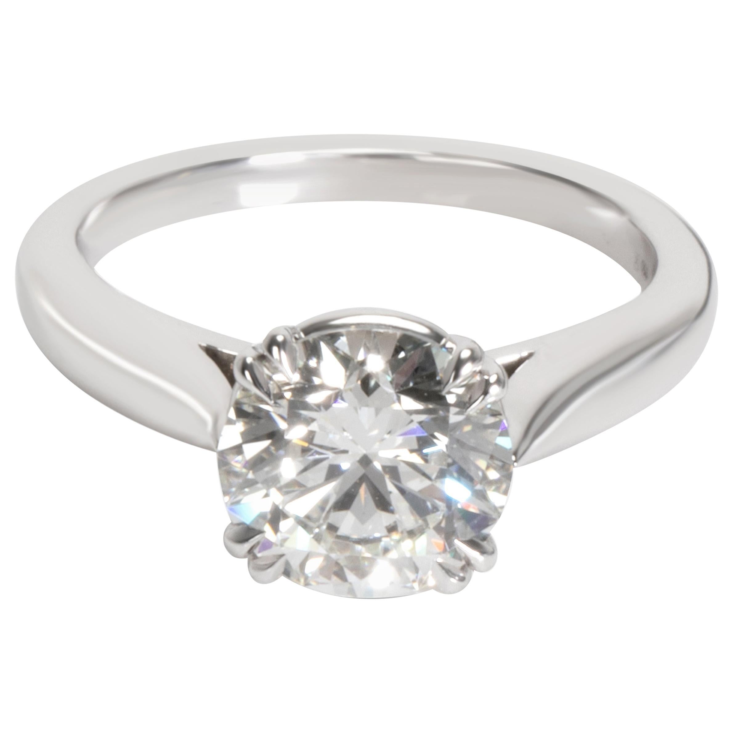 Harry Winston Diamond Engagement Ring in Platinum GIA Certified F VS1 1.61