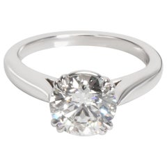 Harry Winston Diamond Engagement Ring in Platinum GIA Certified F VS1 1.61