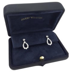 Harry Winston Diamant-Ohrringe mit Schleifen