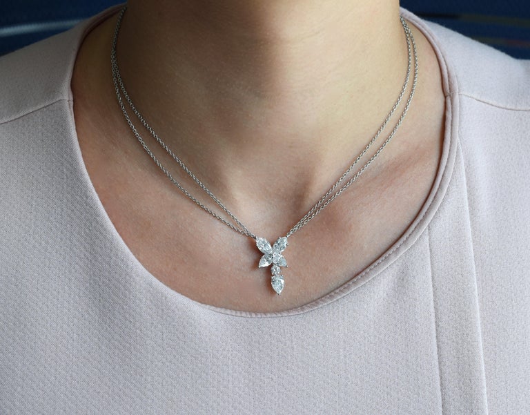 Harry Winston Diamond "Marquesa" Pendant Necklace at 1stdibs