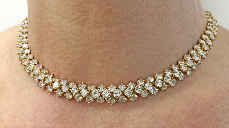 Harry Winston Diamond Riviere Chain Necklace For Sale at 1stDibs ...