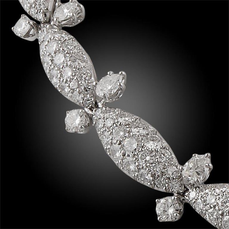 Harry Winston Diamond Necklace 45 Carats of Diamonds For Sale at
