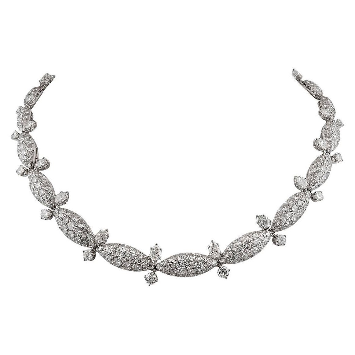 Collar de diamantes Harry Winston 45 quilates de diamantes en venta