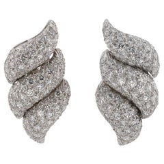 Pendientes HARRY WINSTON de diamantes y platino