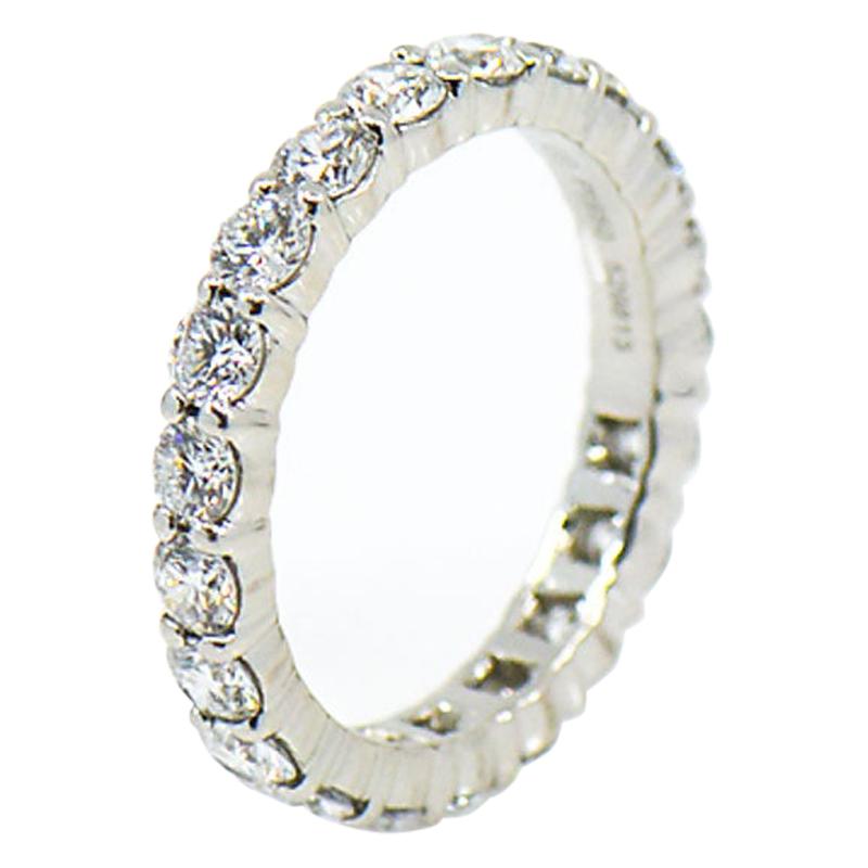 Harry Winston Diamond Platinum Eternity Band 2.40 Carat