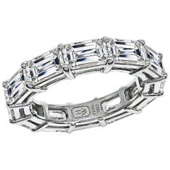 Harry Winston Diamond Platinum Eternity Wedding Band