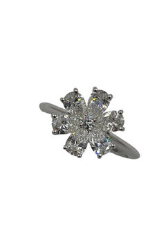 Harry Winston Diamond Platinum Engagement Ring
