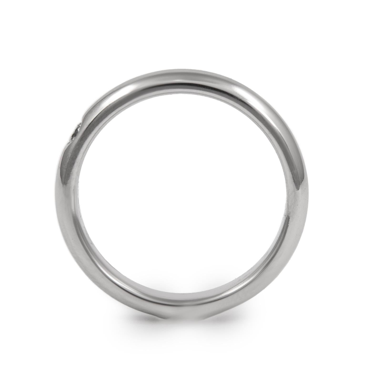 Contemporary Harry Winston Diamond & Platinum Ring For Sale