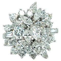 Vintage Harry Winston Diamond Platinum Ring