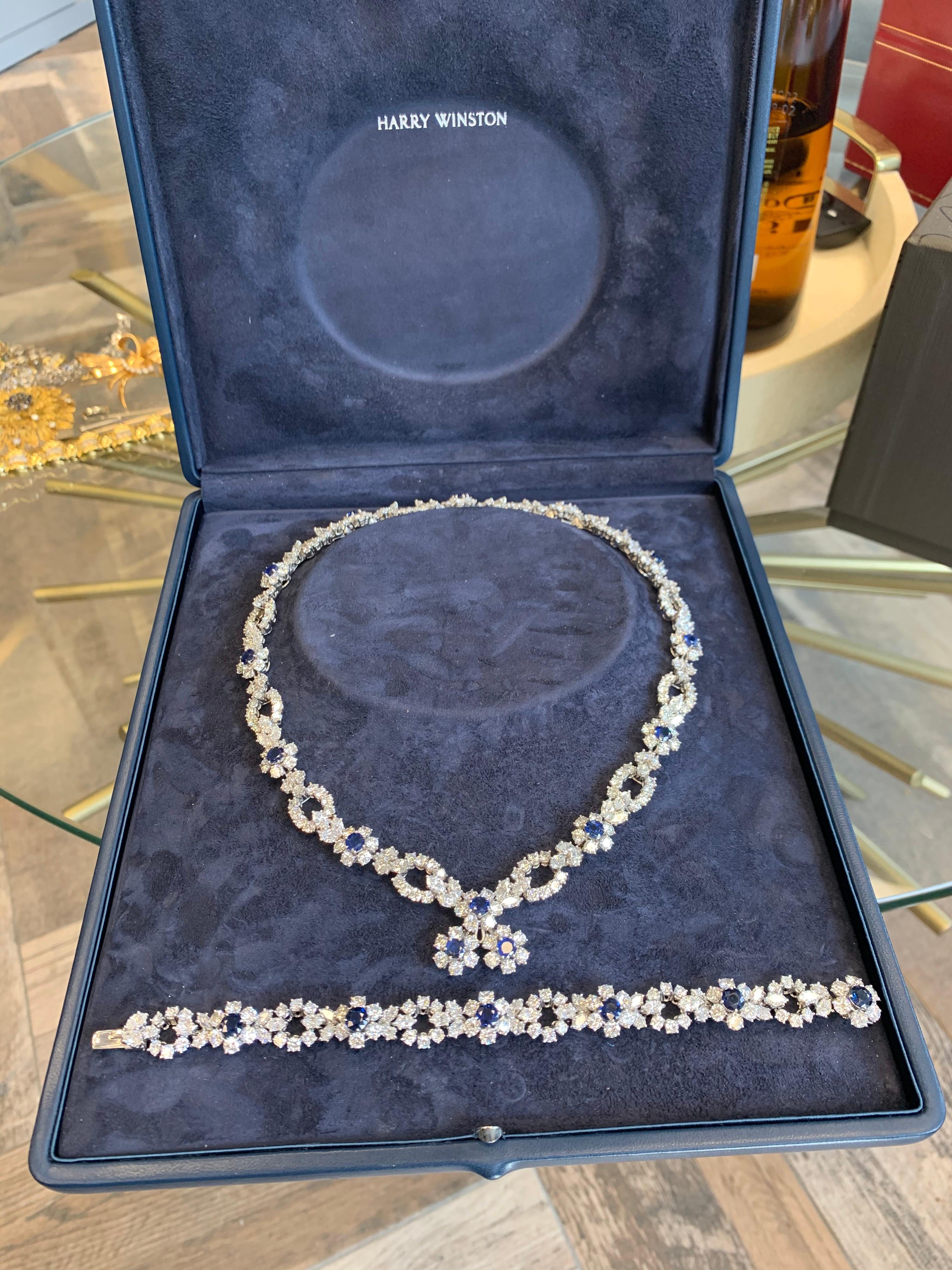 harry winston sapphire necklace