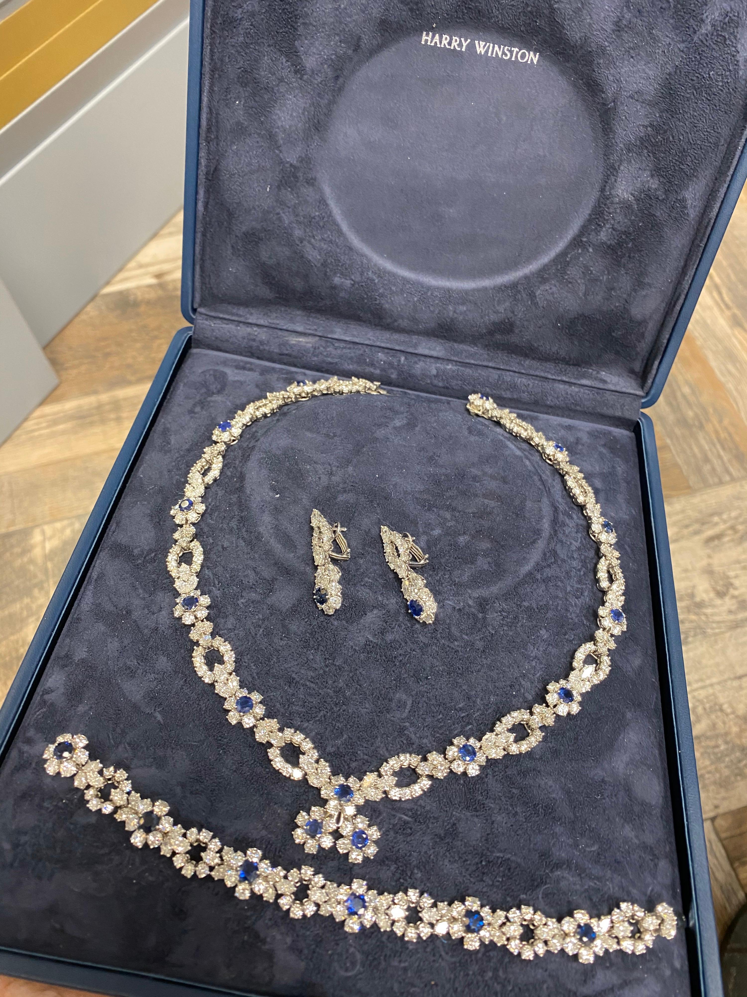 harry winston sapphire necklace