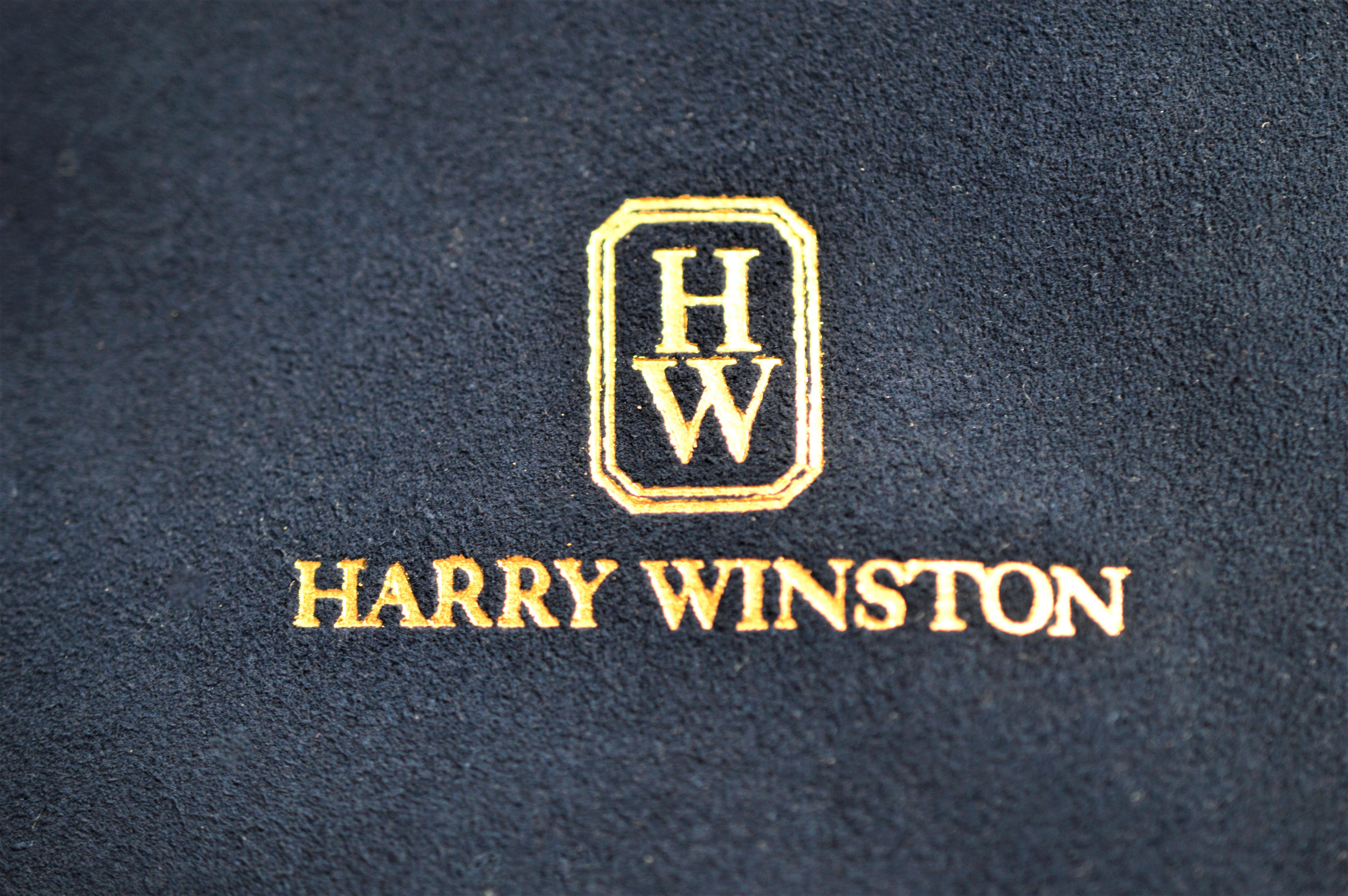 Harry Winston Diamond Yellow Gold Ladies Dress Bracelet Wristwatch 14