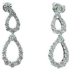 Harry Winston Double Diamond Loop earrings