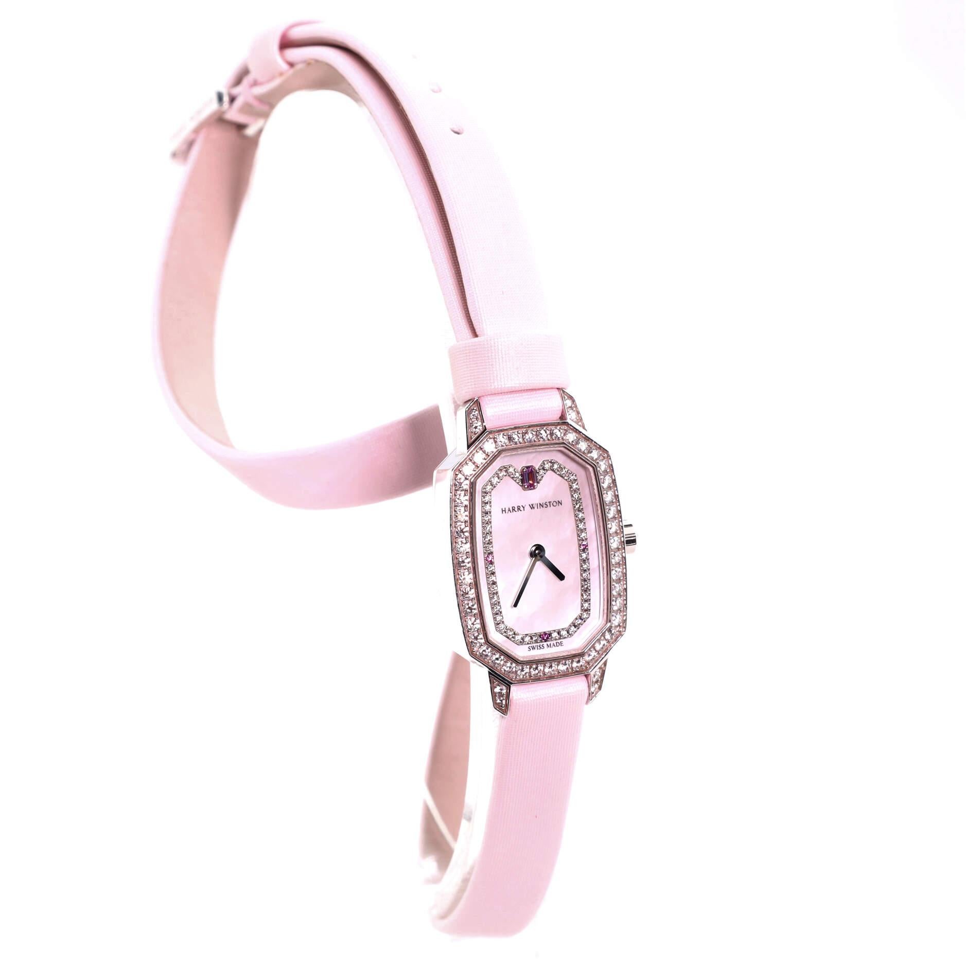 harry winston emerald pink watch price