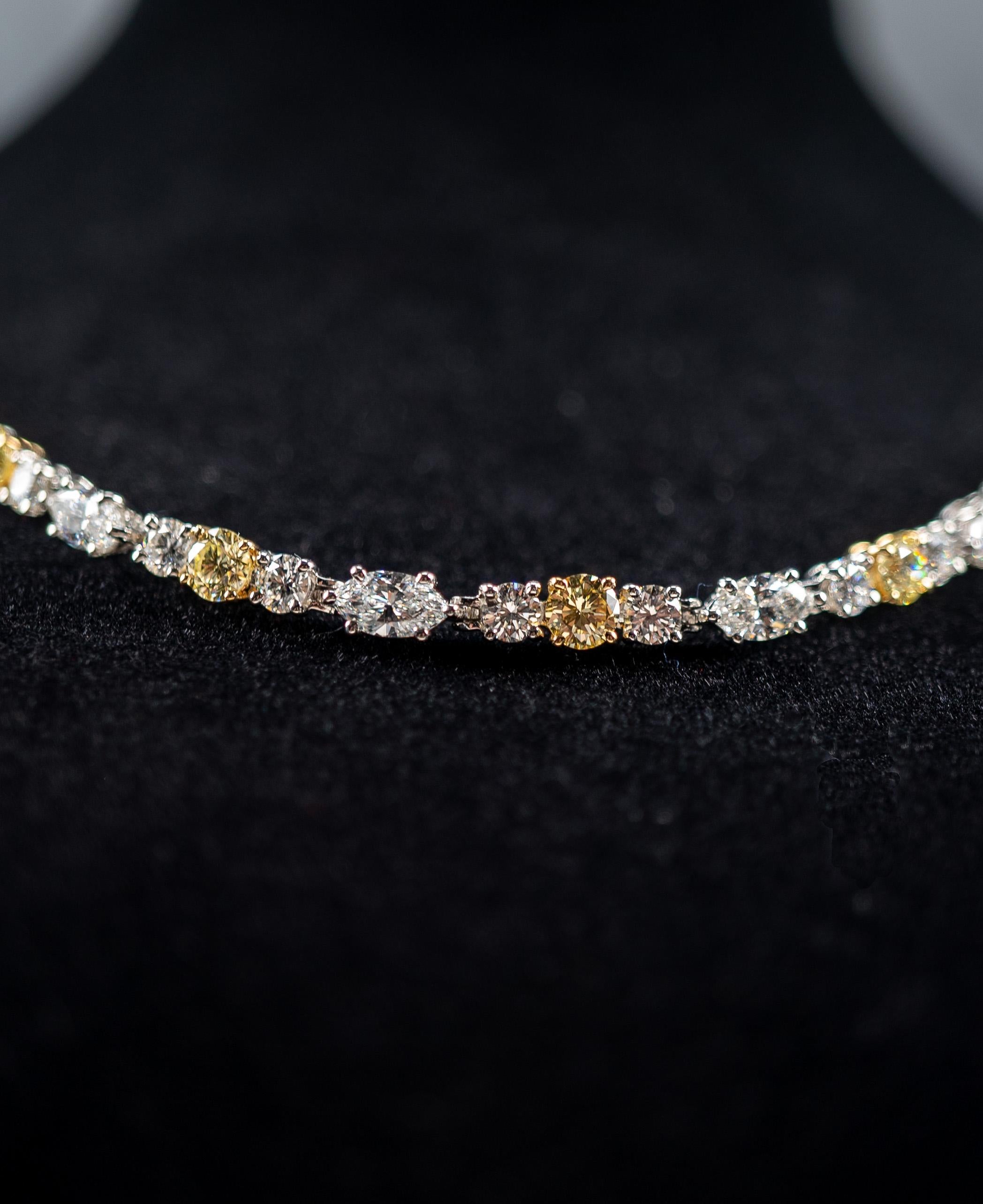 harry winston yellow diamond necklace price