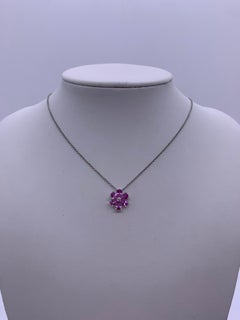 Harry Winston Forget-Me-Not Pink Sapphire Necklace