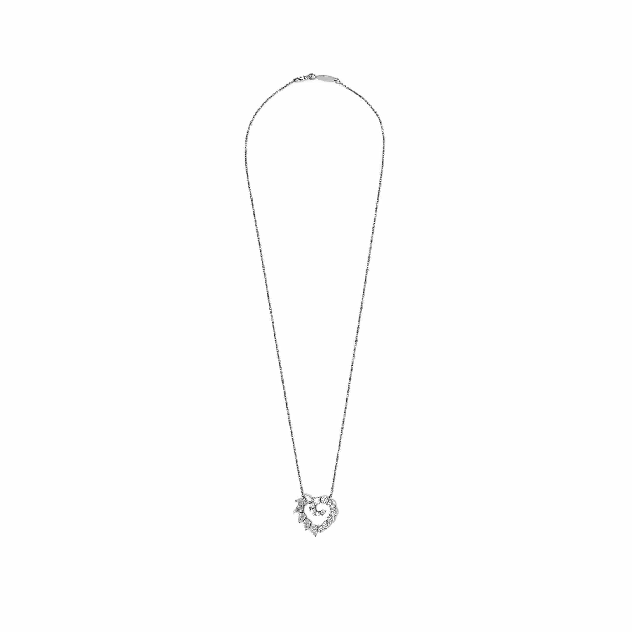 Contemporaneo Harry Winston Ciondolo con diamante a cuore grande Garland in vendita