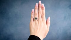 Harry Winston GIA 5.53 Carat Emerald Cut Diamond Platinum Ring