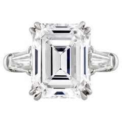 Used Harry Winston Golconda Diamond Ring, 5.56 Carats