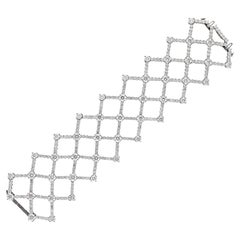HARRY WINSTON 'Lattice' Diamond Bracelet