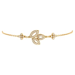 Harry Winston Lily Cluster Bracelet 18K Yellow Gold with Diamonds