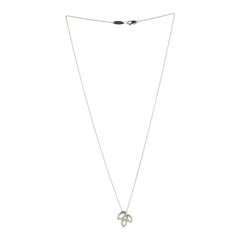 Harry Winston Lily Cluster Pedant Necklace Platinum with Diamonds .19ct