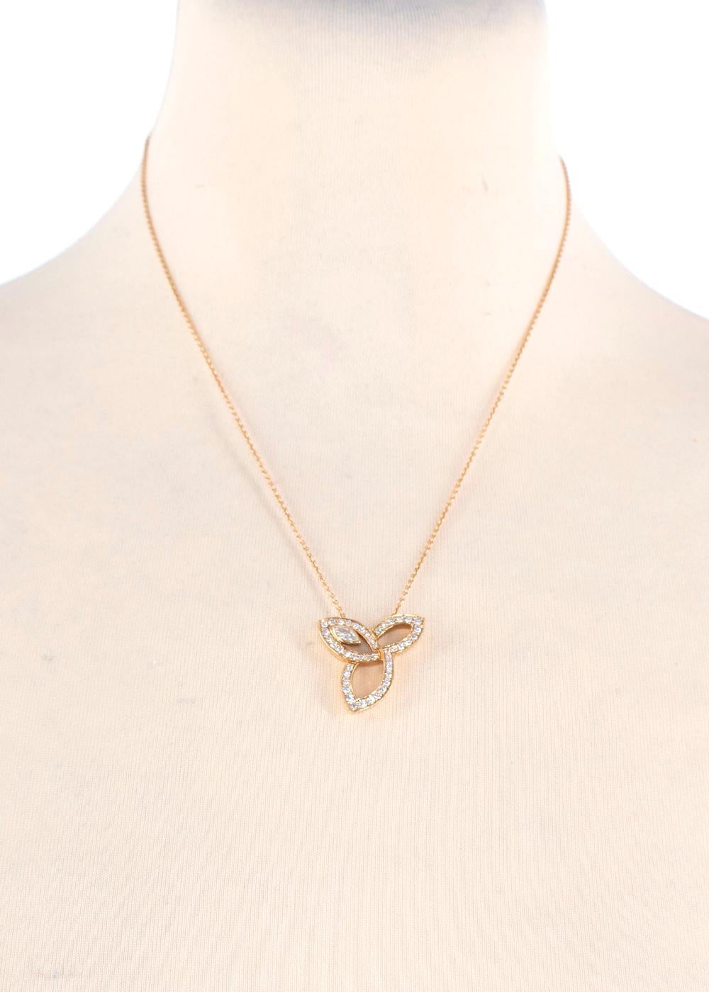 Lily-Cluster-Diamant-Anhänger aus Gelbgold von Harry Winston im Zustand „Hervorragend“ im Angebot in London, GB