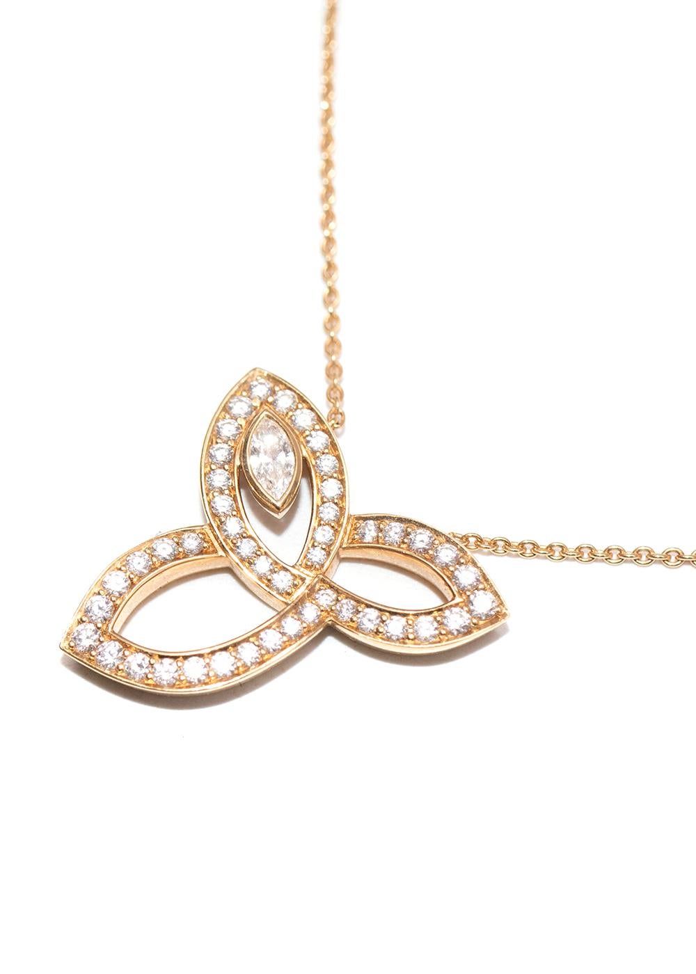 Lily-Cluster-Diamant-Anhänger aus Gelbgold von Harry Winston Damen im Angebot