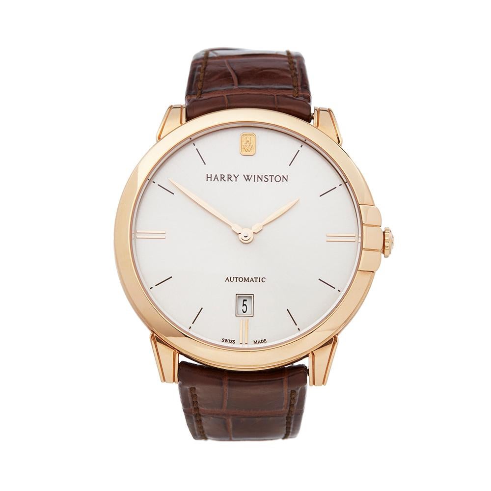 Harry Winston Midnight 18K Rose gold MIDAHD39RR001 Wristwatch