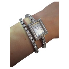 Harry Winston Mother of Pearl Diamond Bracelet Watch