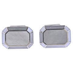 Harry Winston Mother Of Pearl Gold Cufflinks